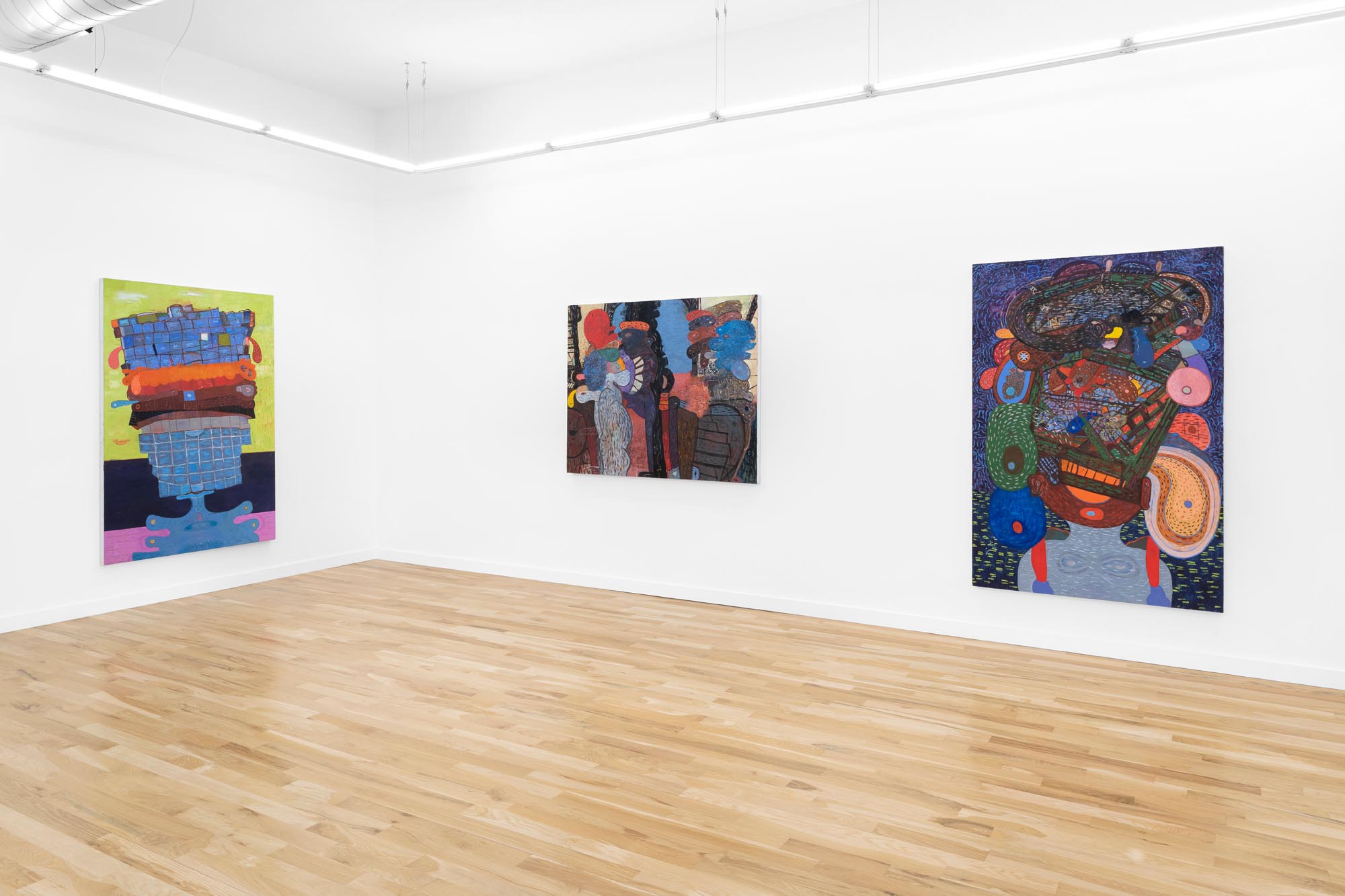Installation view , Richard Hull: Mirror and Bone, at Western Exhibitions, March 3 to April 22, 2023. Photo by James Prinz.