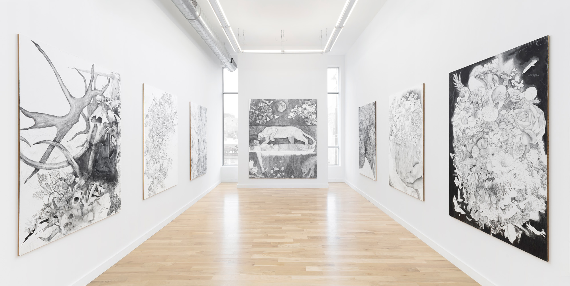 Installation view | Journie Cirdain: Memento Vivere at Western Exhibitions, September 8 to October 28, 2023