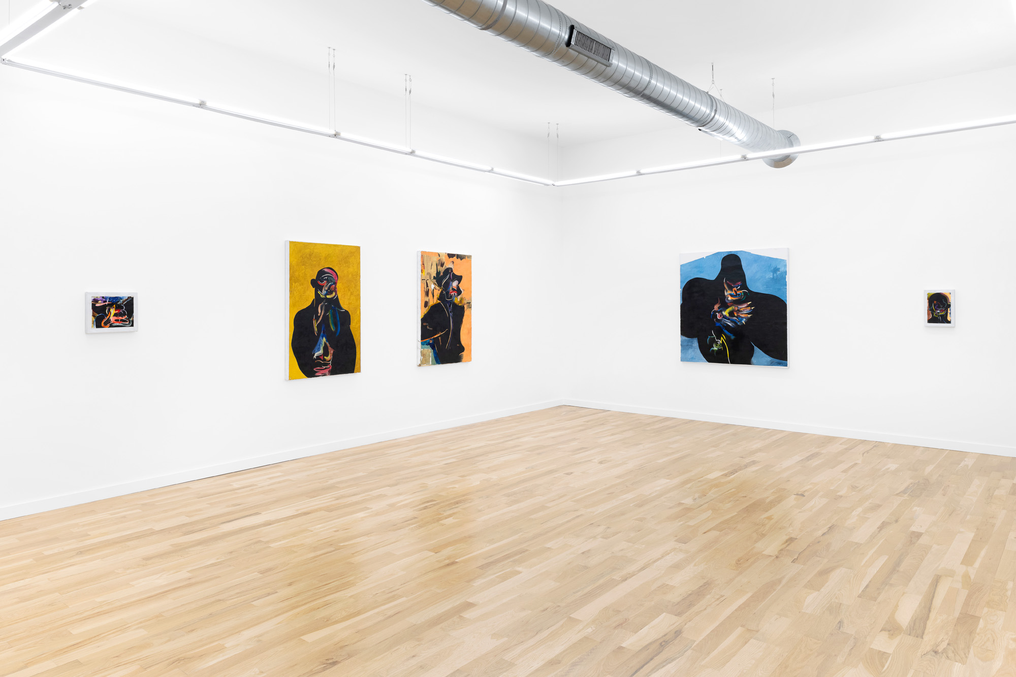 installation view | Leasho Johnson: Somewhere between the eyes and the heart | at Western Exhibitions | June 23 to August 12, 2023