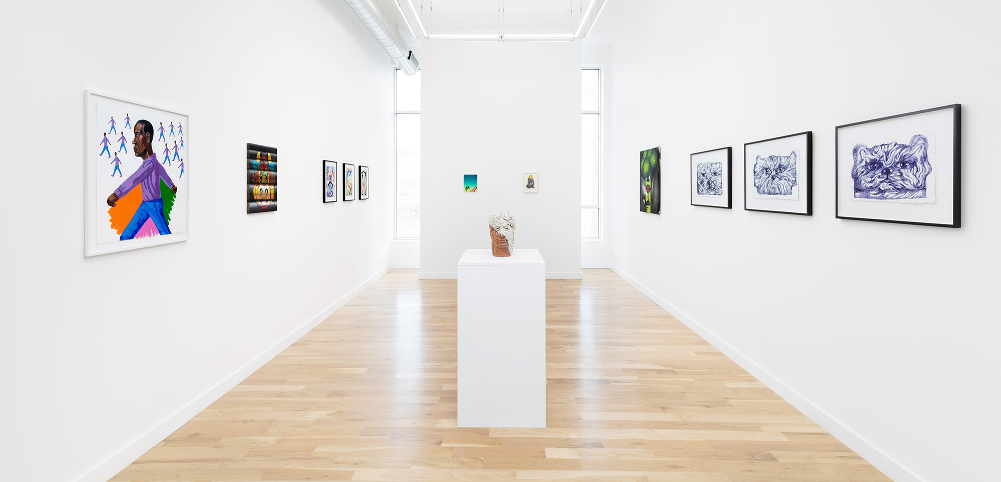 Installation view Figure 9, curated by Ryan Travis Christian, at Western Exhibitions, April 16 to May 29, 2021