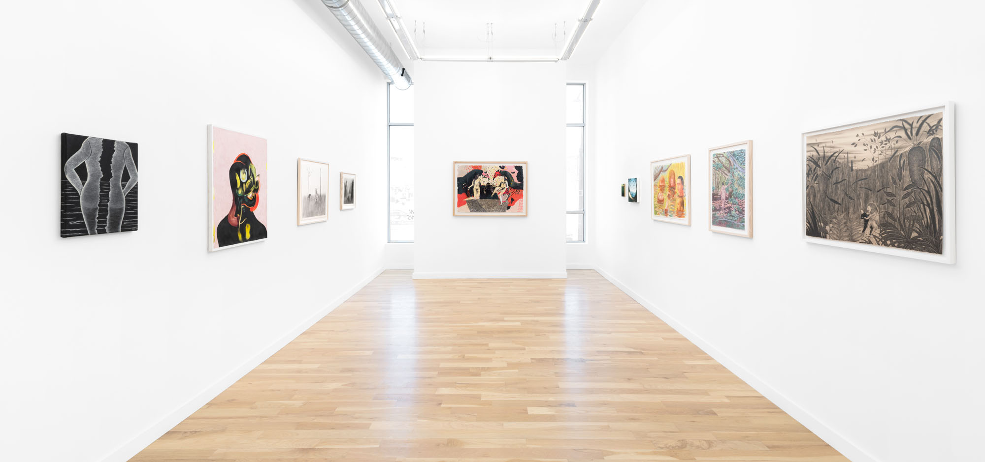 Installation view : Figures, Grounds at Western Exhibitions