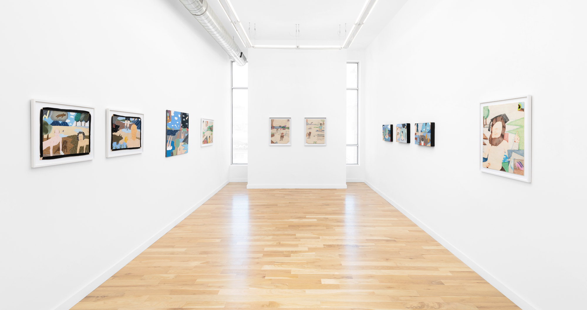 Installation view , Julia Schmitt Healy: Ray Takes a (Bad) Trip, at Western Exhibitions, June 24 to August 13, 2022.